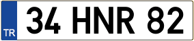 Truck License Plate